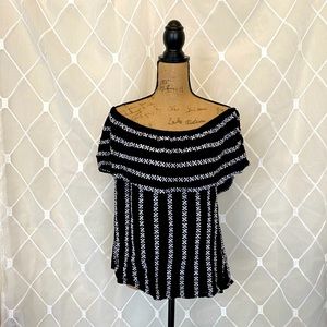 Knox Rose Off-the-Shoulder Embroidered Top